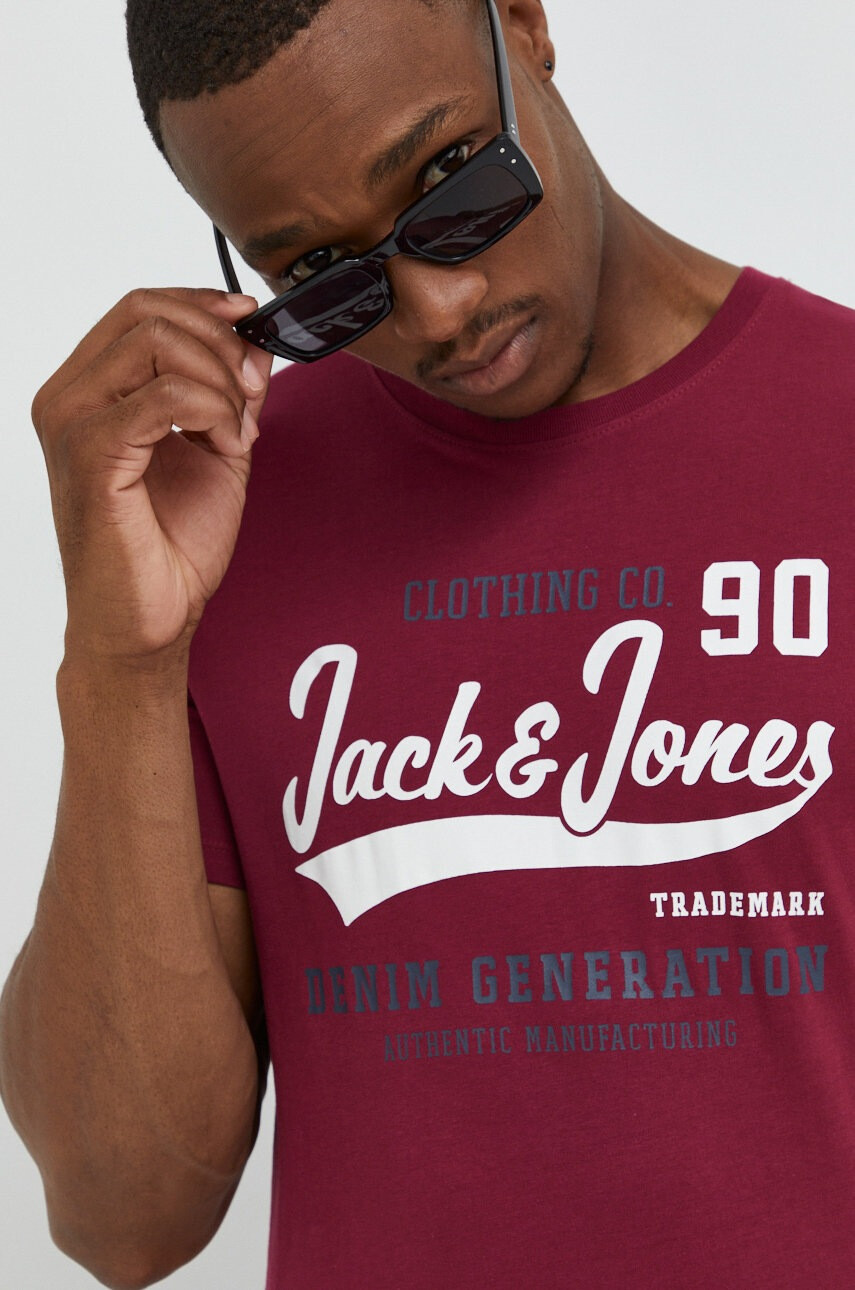 Jack & Jones Памучна тениска - Pepit.bg