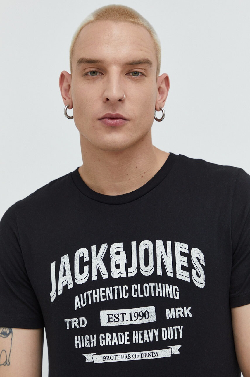 Jack & Jones Памучна тениска - Pepit.bg
