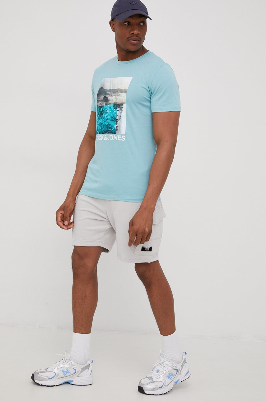 Jack & Jones Памучна тениска - Pepit.bg