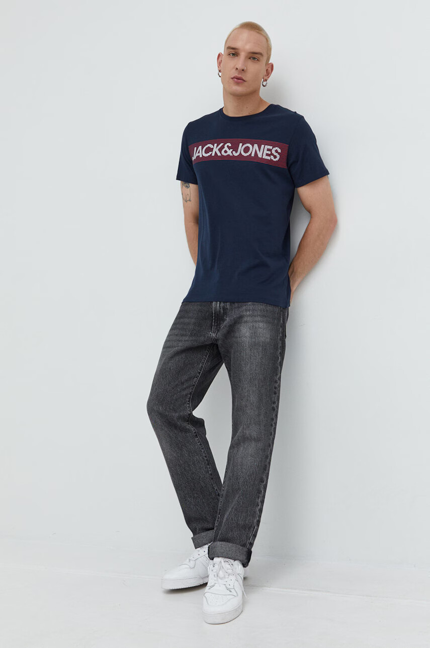 Jack & Jones Памучна тениска - Pepit.bg