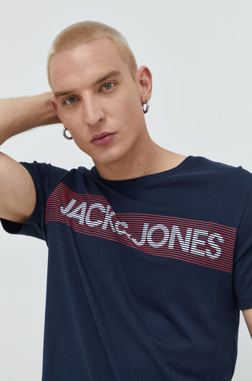 Jack & Jones Памучна тениска - Pepit.bg