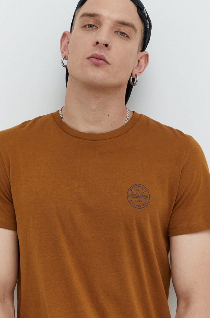 Jack & Jones Памучна тениска - Pepit.bg