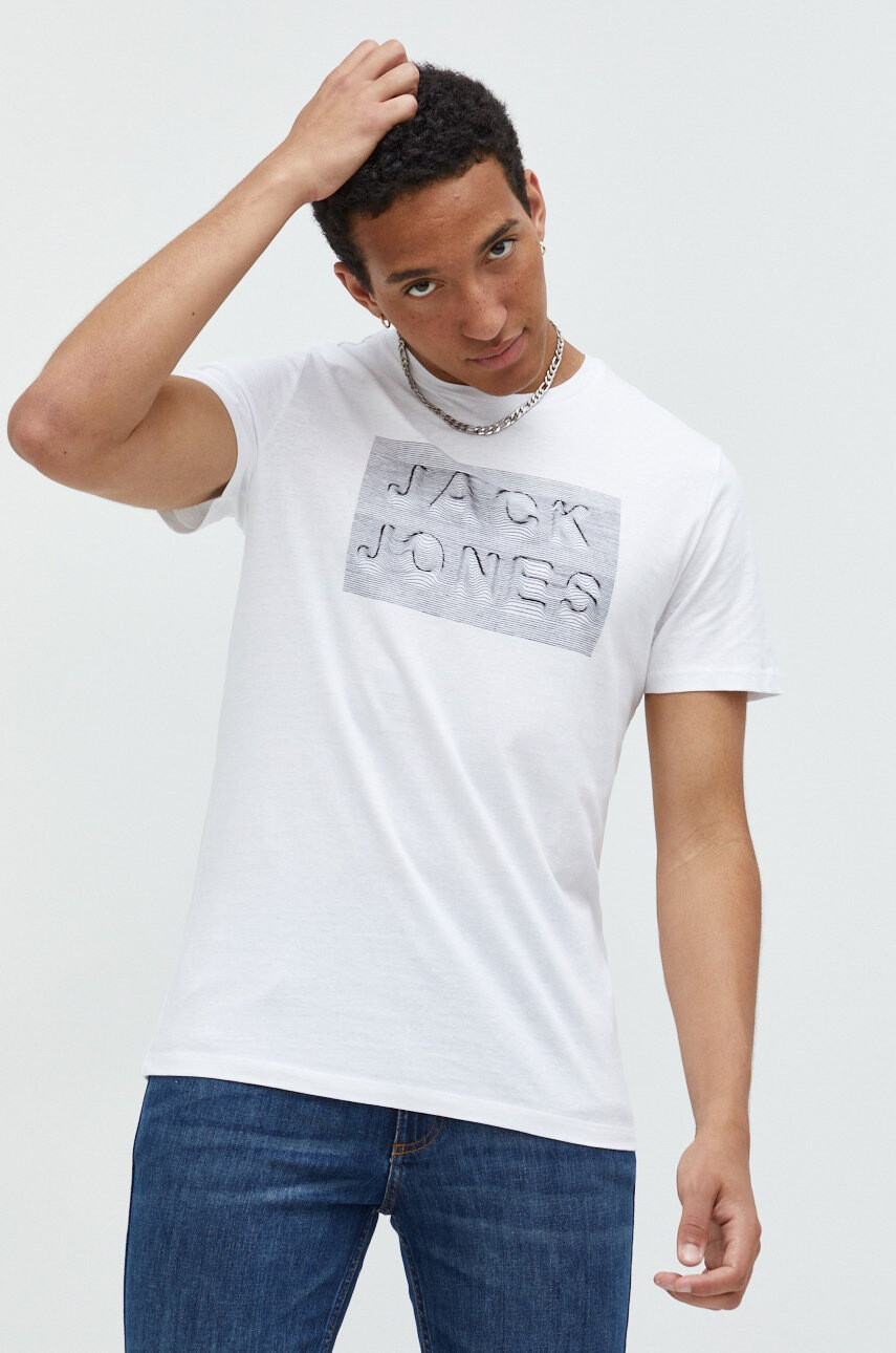 Jack & Jones Памучна тениска - Pepit.bg