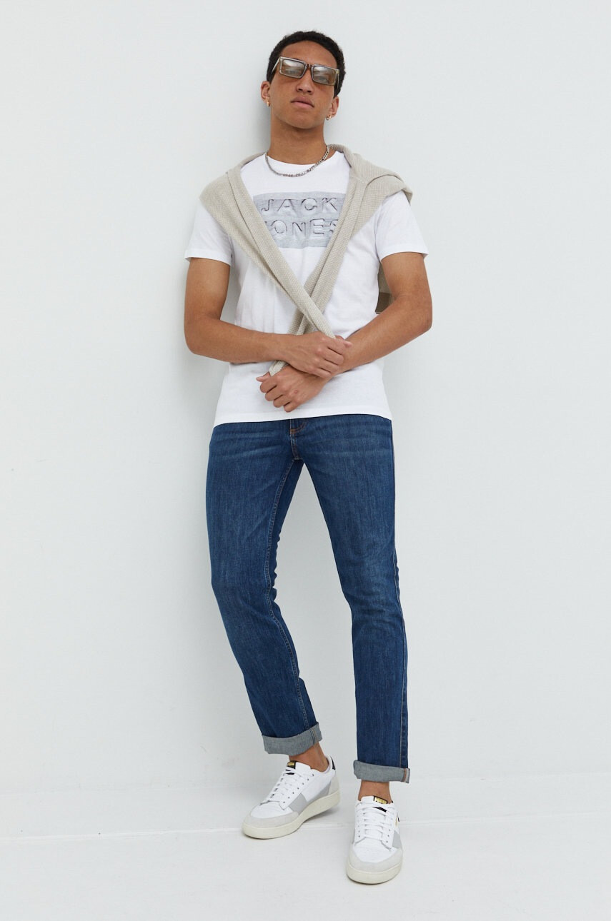 Jack & Jones Памучна тениска - Pepit.bg