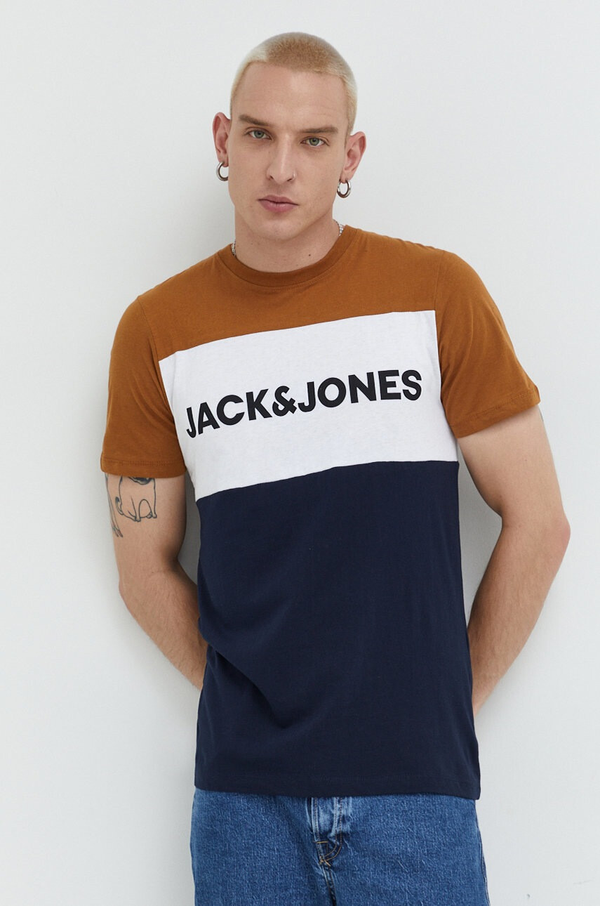Jack & Jones Памучна тениска - Pepit.bg