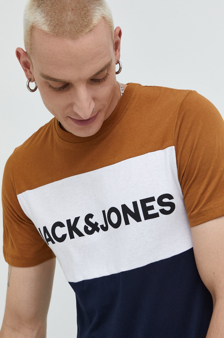 Jack & Jones Памучна тениска - Pepit.bg