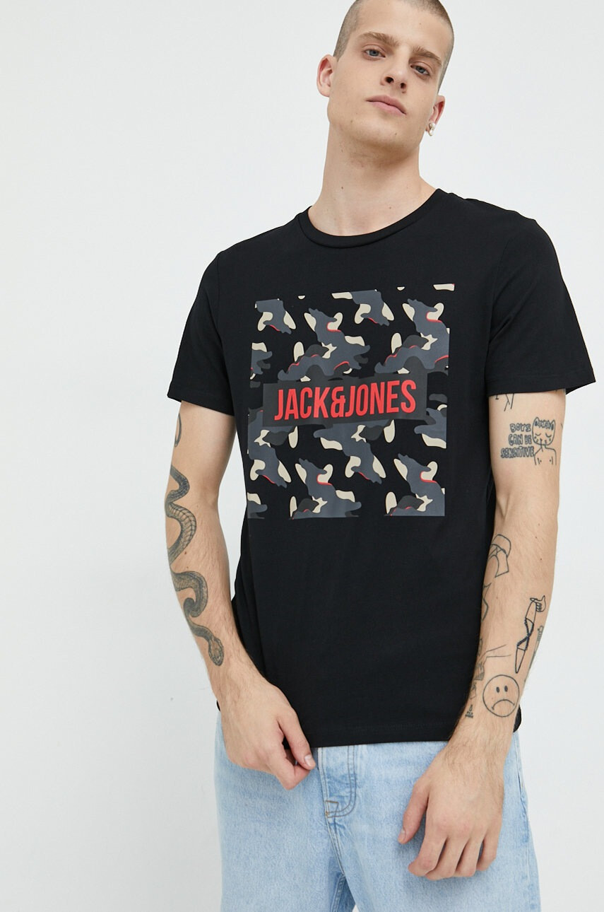 Jack & Jones Памучна тениска - Pepit.bg