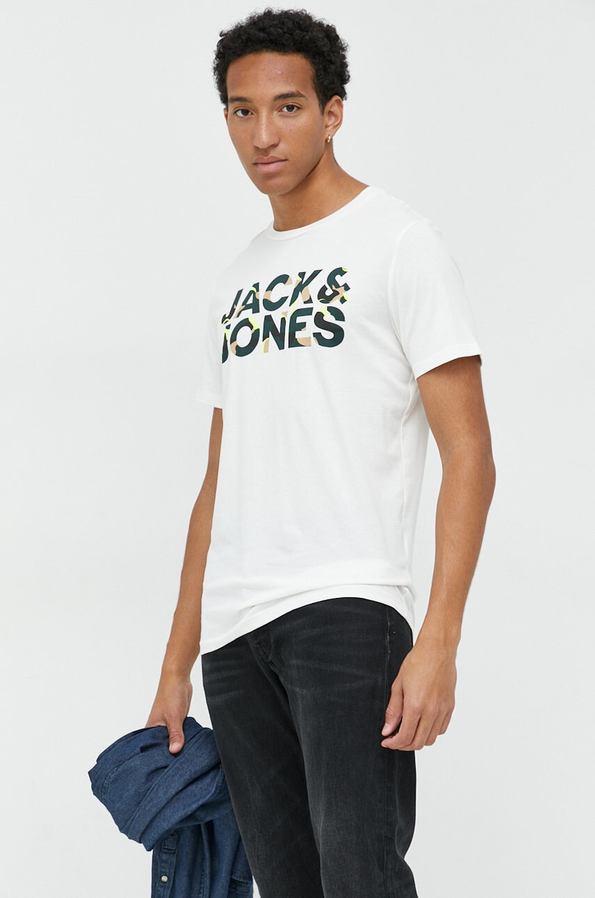 Jack & Jones Памучна тениска - Pepit.bg