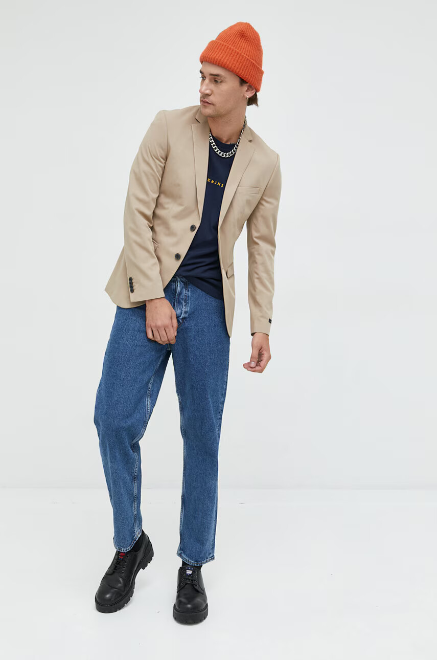 Jack & Jones Памучна тениска - Pepit.bg