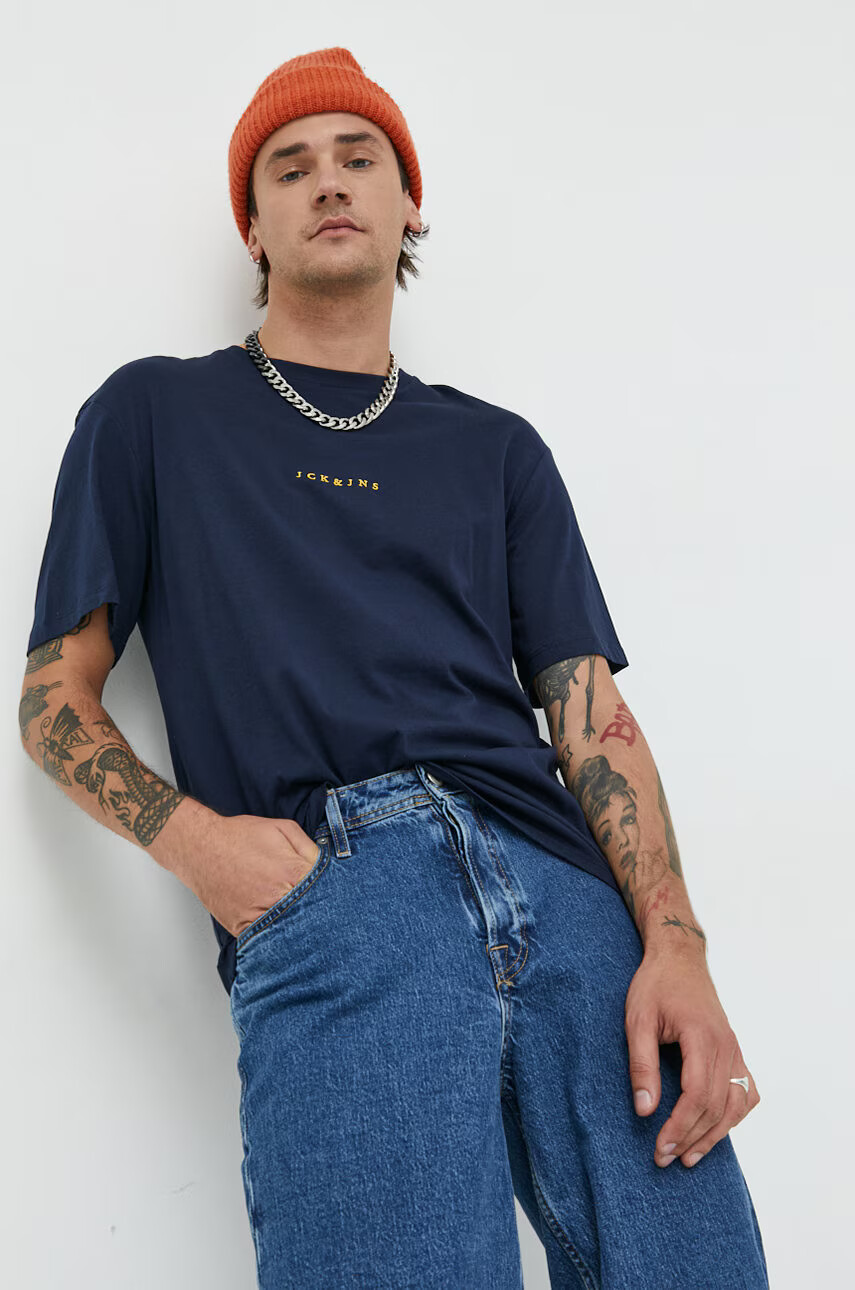 Jack & Jones Памучна тениска - Pepit.bg
