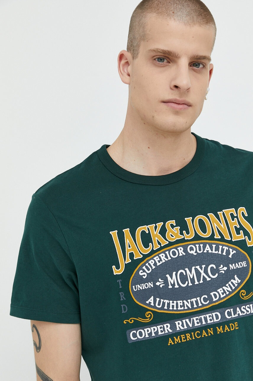 Jack & Jones Памучна тениска - Pepit.bg