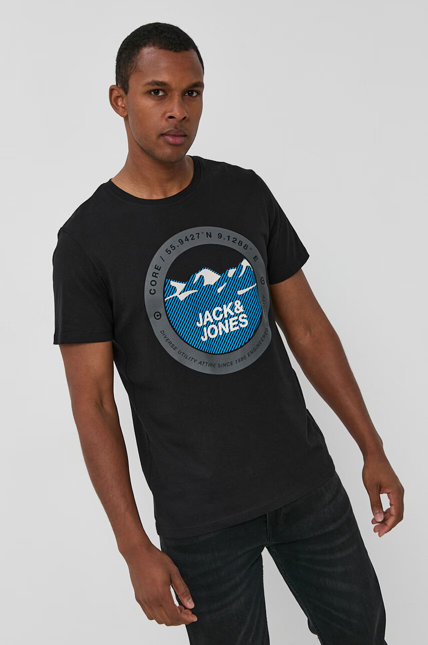 Jack & Jones Памучна тениска - Pepit.bg