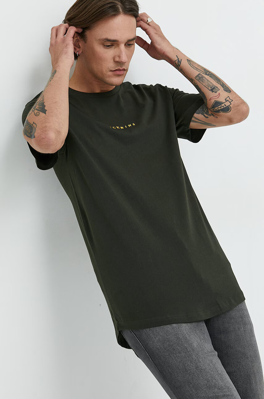 Jack & Jones Памучна тениска - Pepit.bg