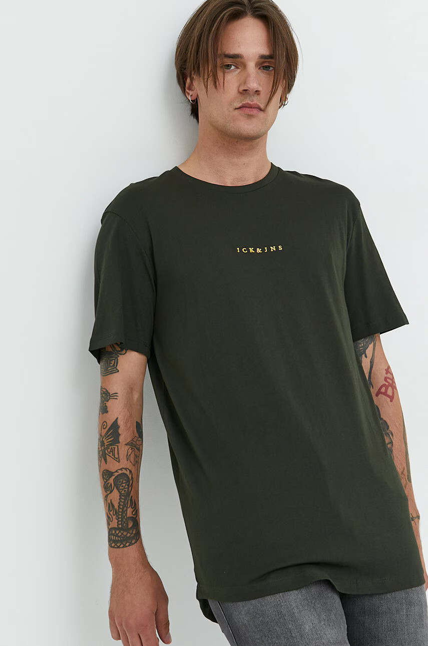 Jack & Jones Памучна тениска - Pepit.bg