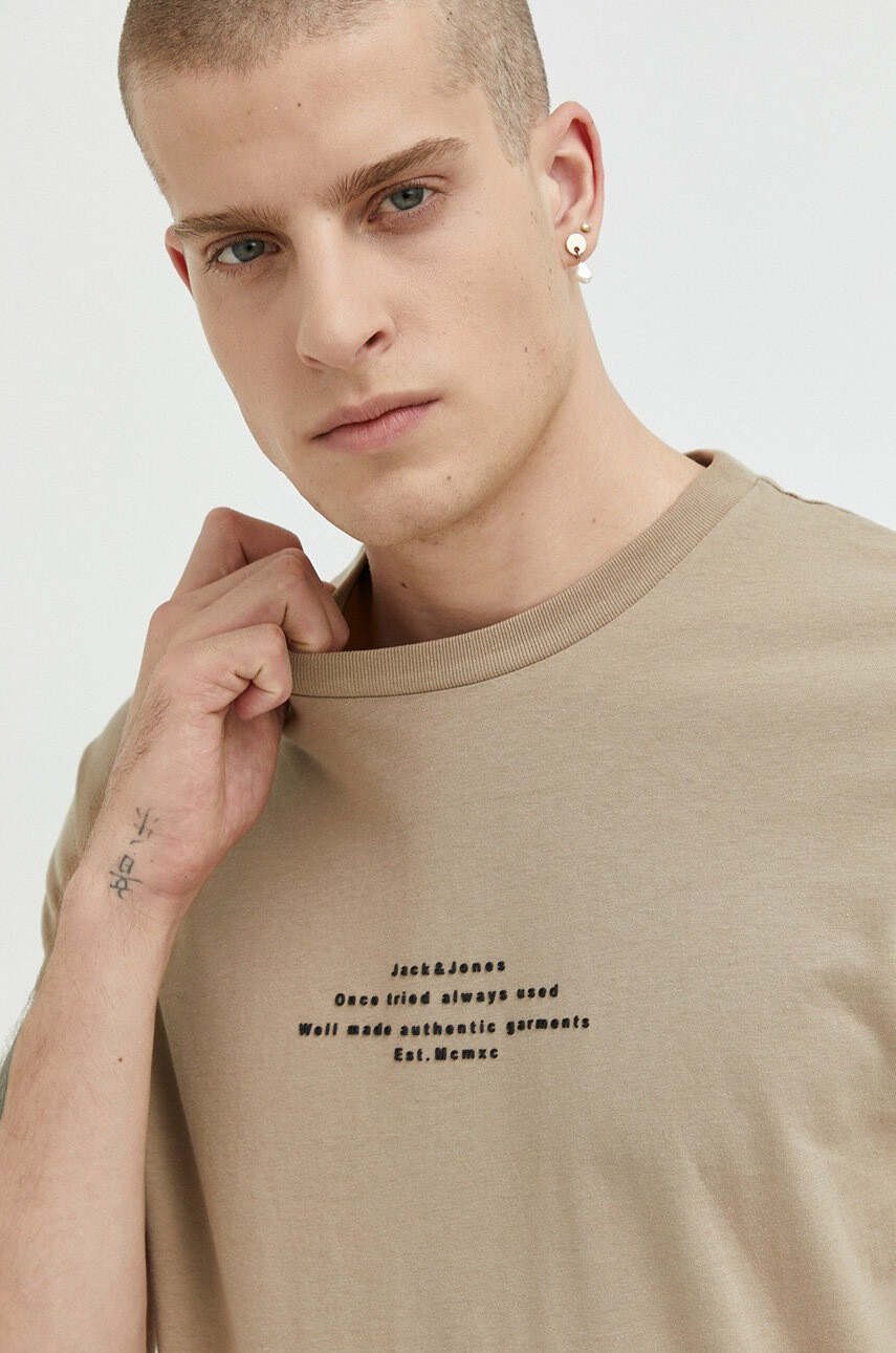Jack & Jones Памучна тениска - Pepit.bg