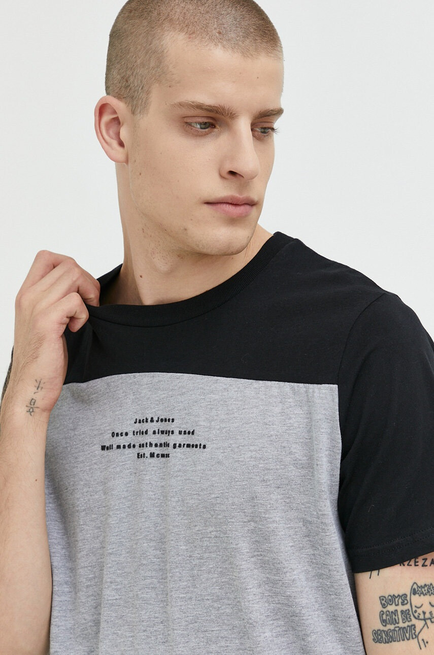 Jack & Jones Памучна тениска - Pepit.bg
