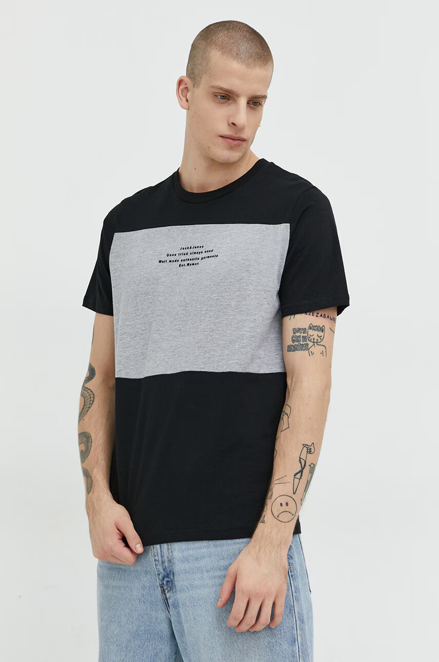 Jack & Jones Памучна тениска - Pepit.bg