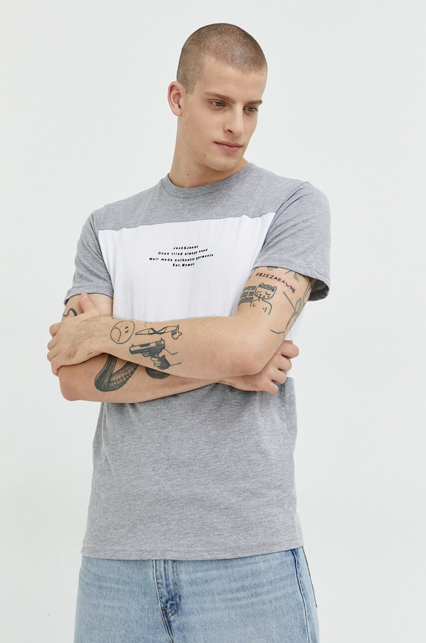 Jack & Jones Памучна тениска - Pepit.bg