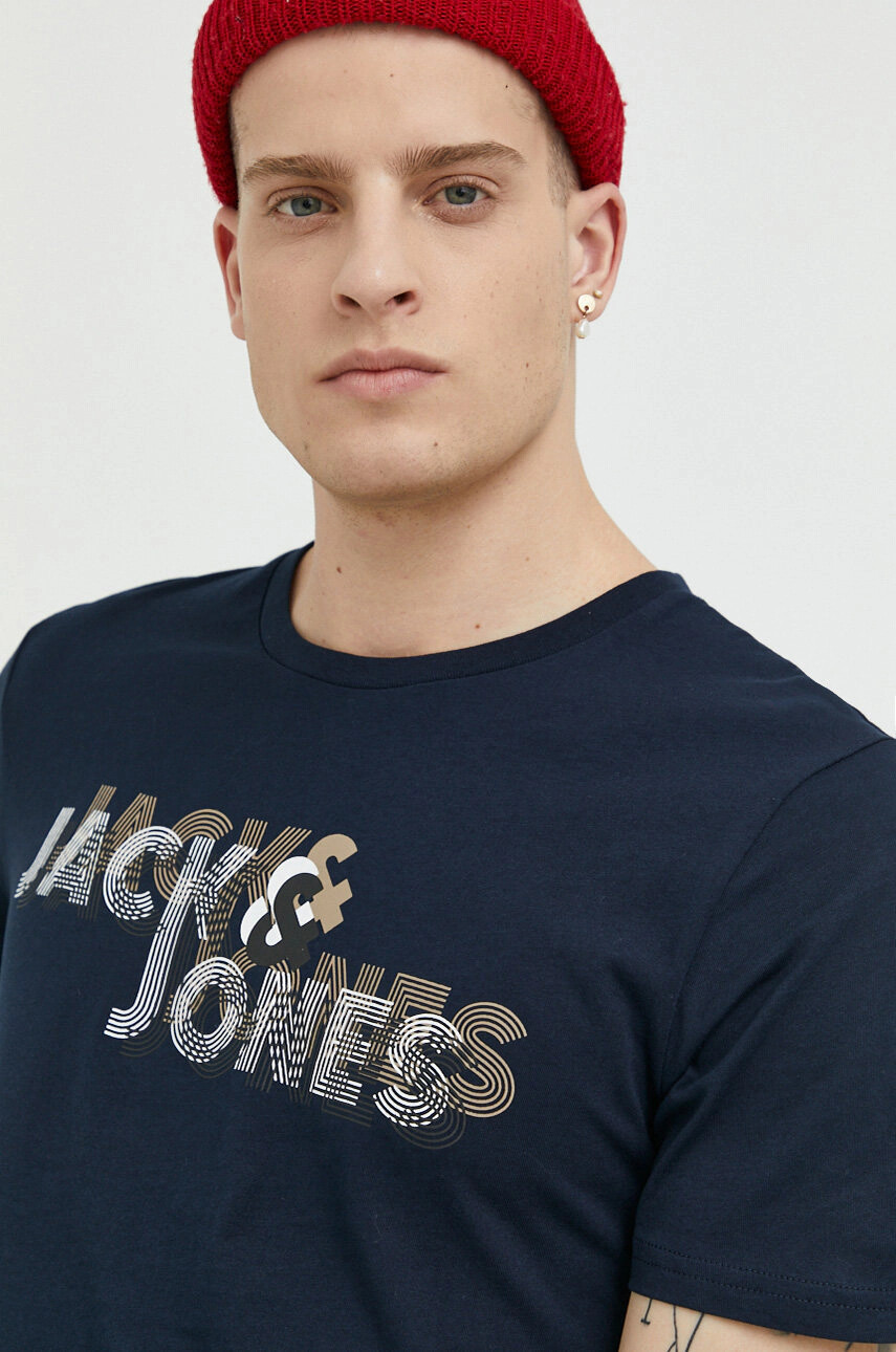 Jack & Jones Памучна тениска - Pepit.bg