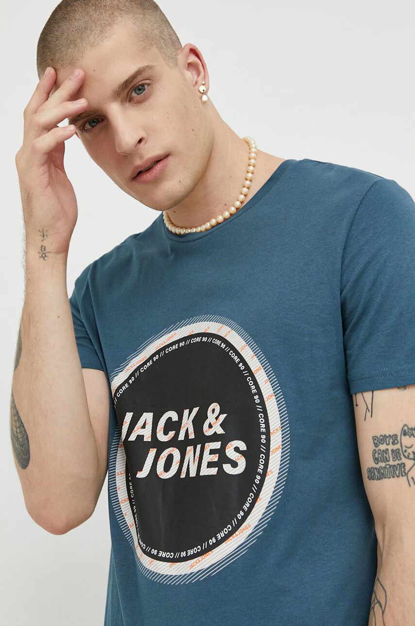 Jack & Jones Памучна тениска - Pepit.bg