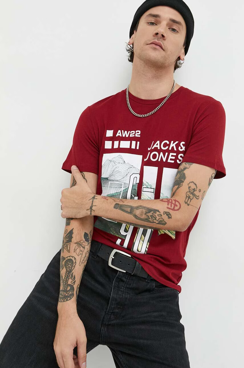 Jack & Jones Памучна Тениска - Pepit.bg