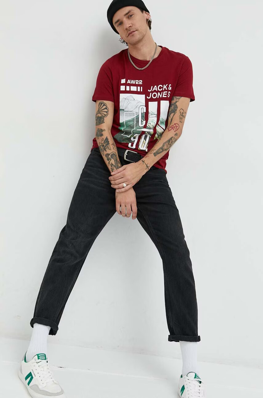 Jack & Jones Памучна Тениска - Pepit.bg