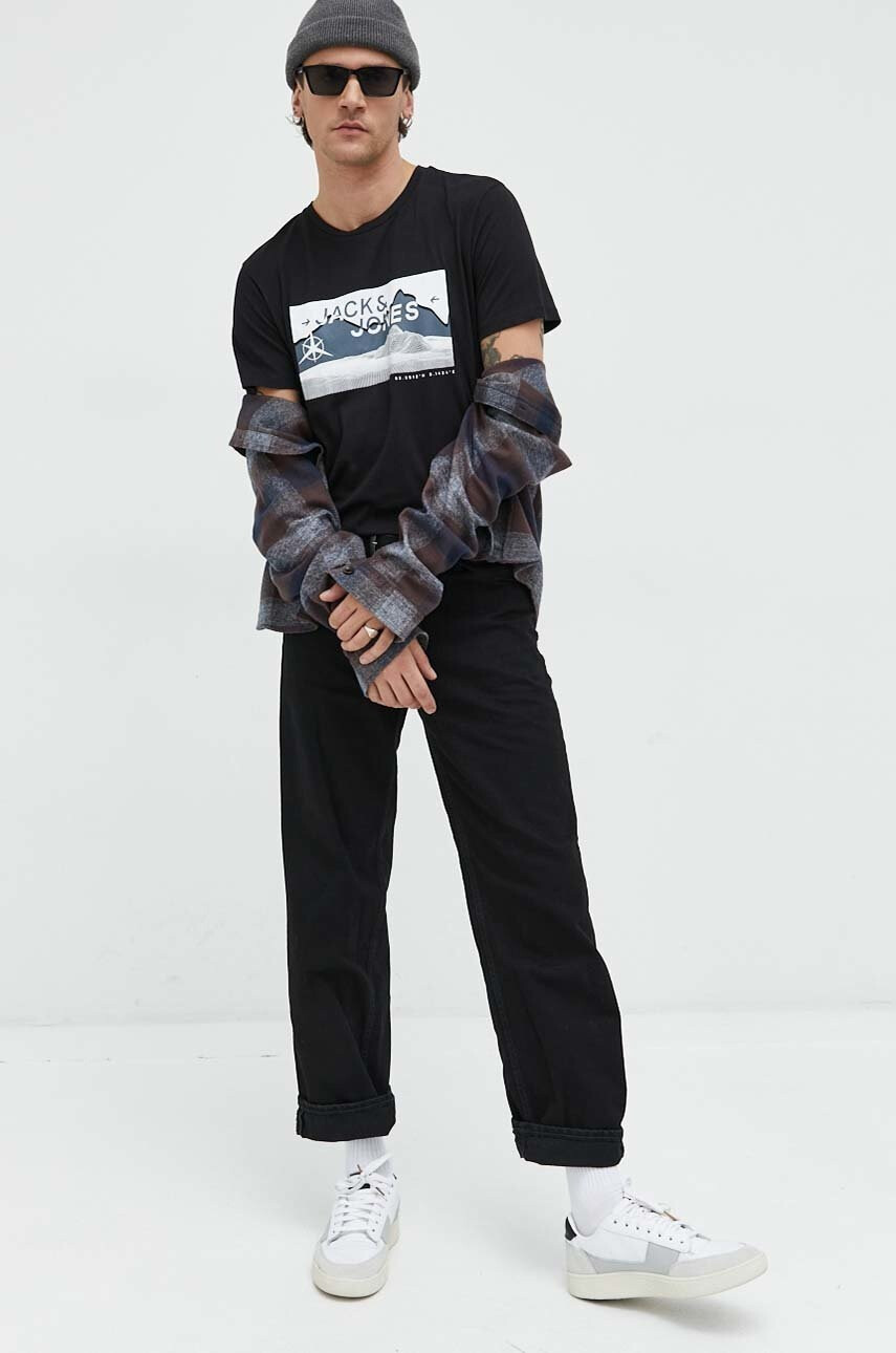 Jack & Jones Памучна тениска - Pepit.bg