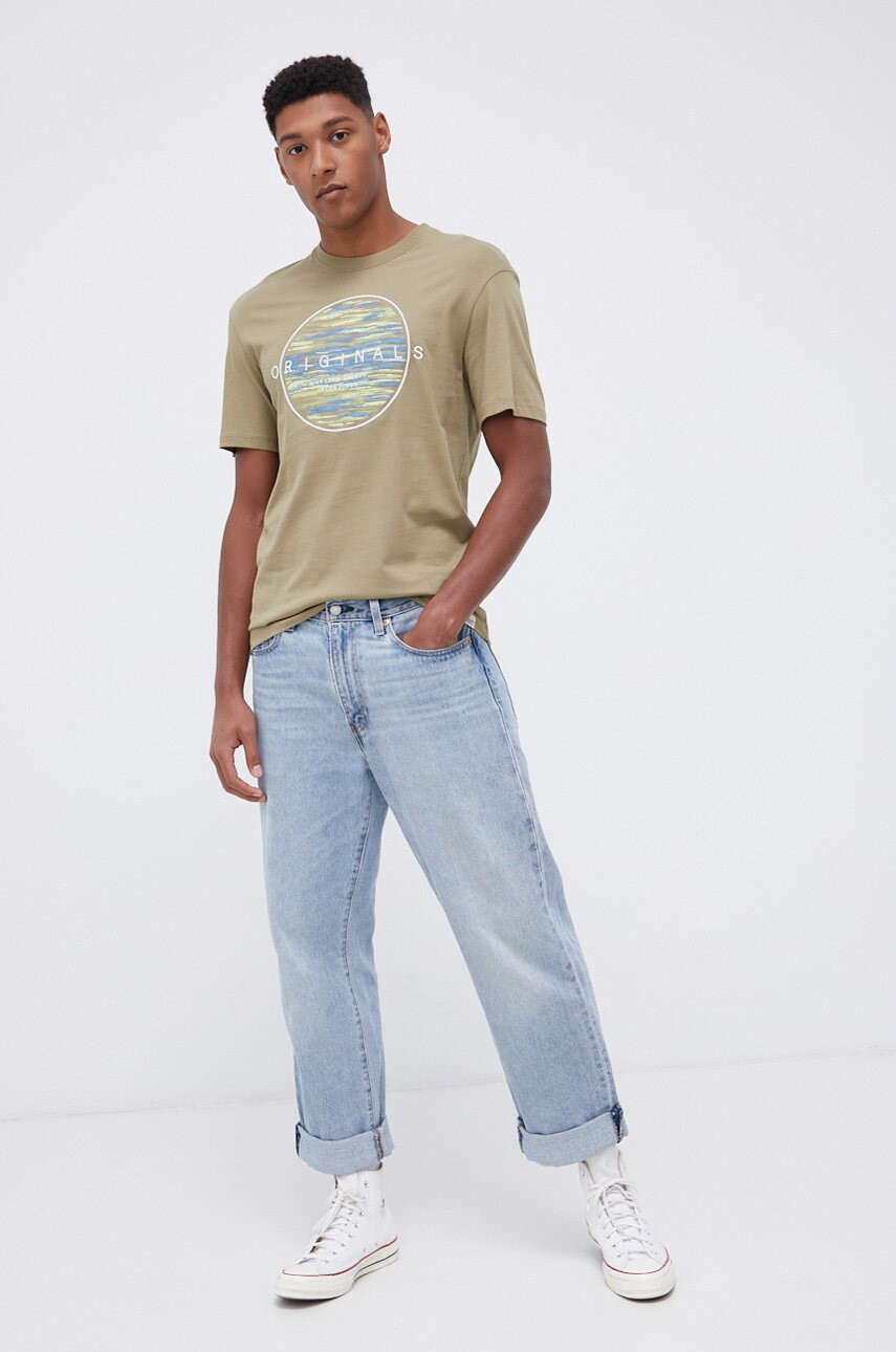 Jack & Jones Памучна тениска - Pepit.bg