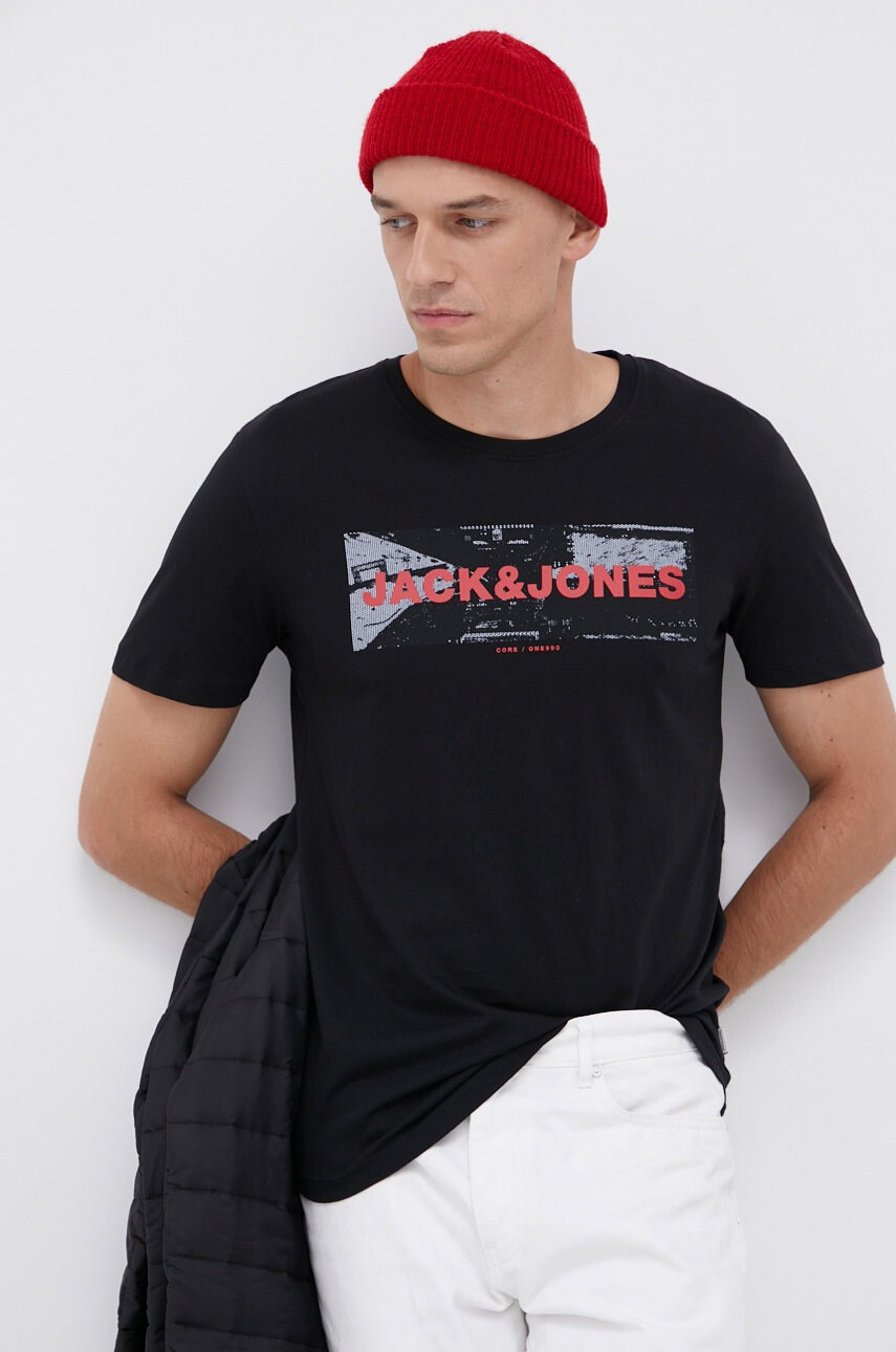 Jack & Jones Памучна тениска - Pepit.bg