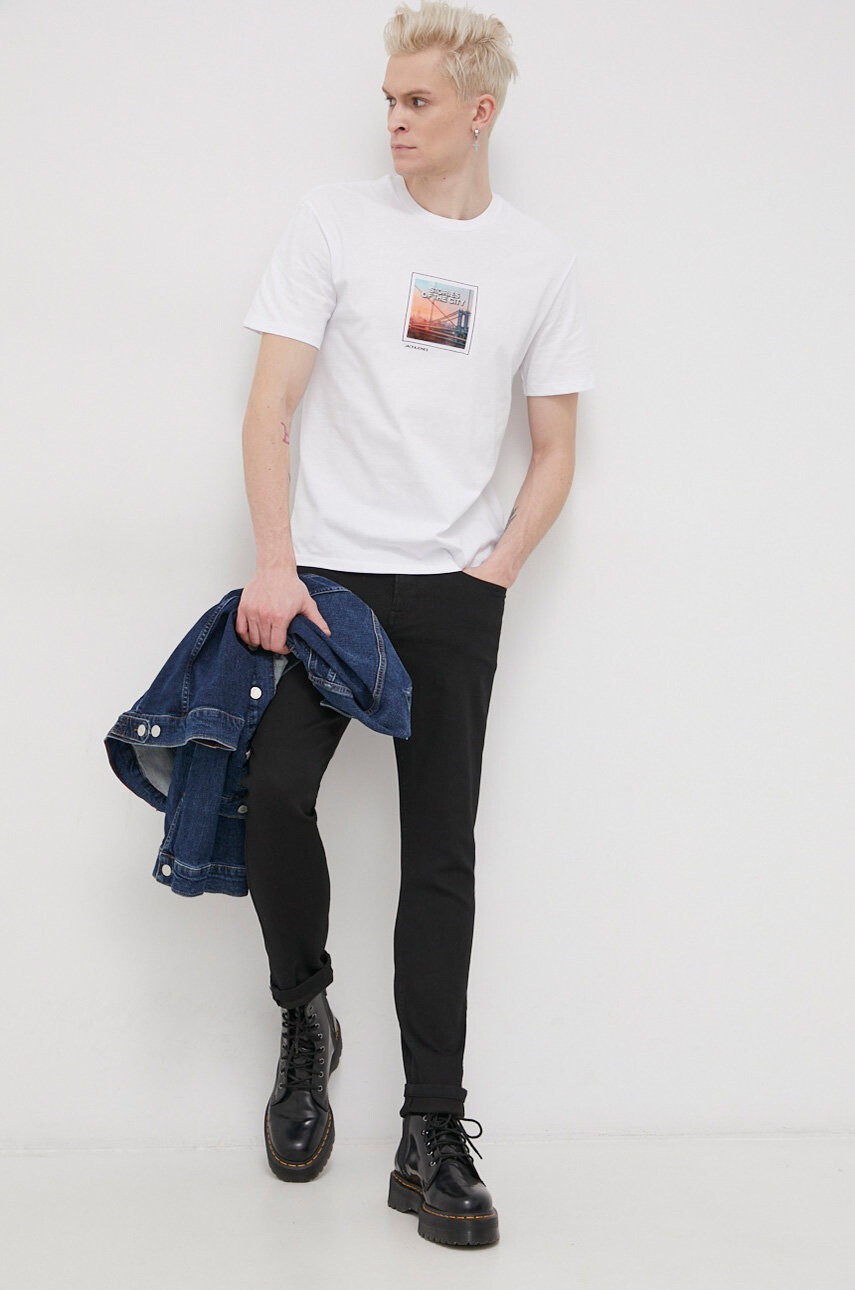 Jack & Jones Памучна тениска - Pepit.bg