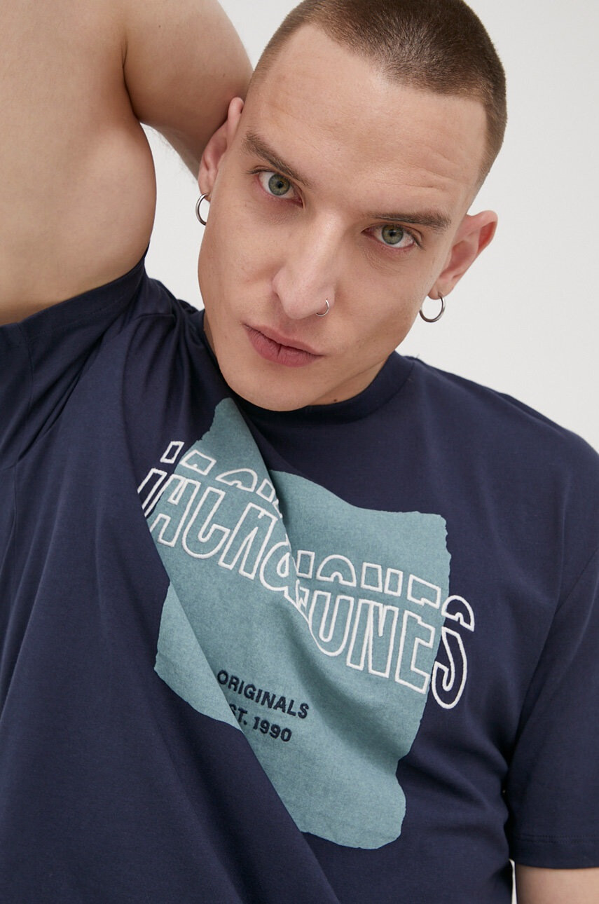 Jack & Jones Памучна тениска - Pepit.bg