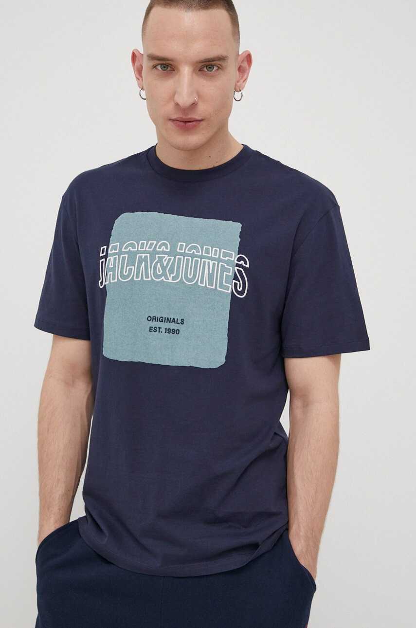 Jack & Jones Памучна тениска - Pepit.bg