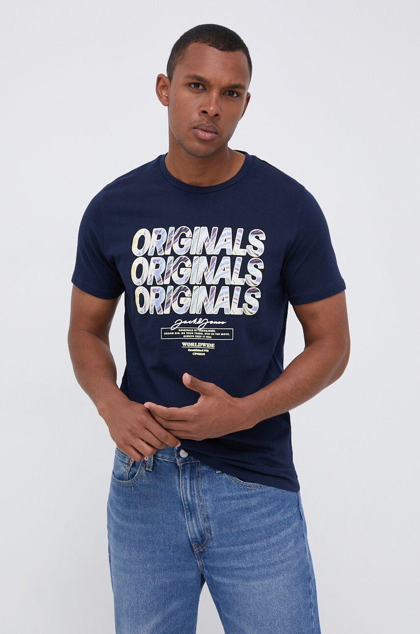 Jack & Jones Памучна тениска - Pepit.bg