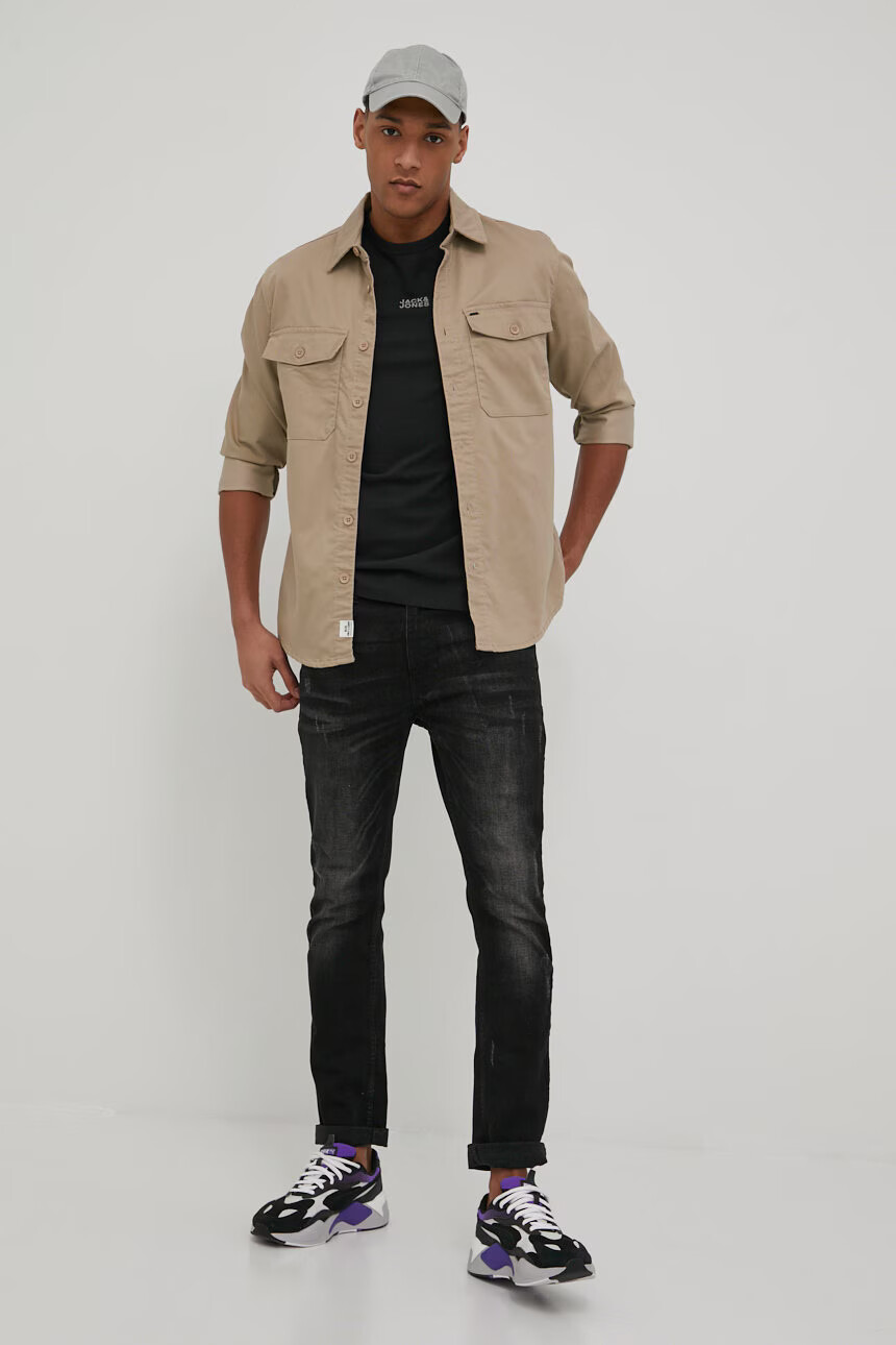 Jack & Jones Памучна тениска - Pepit.bg