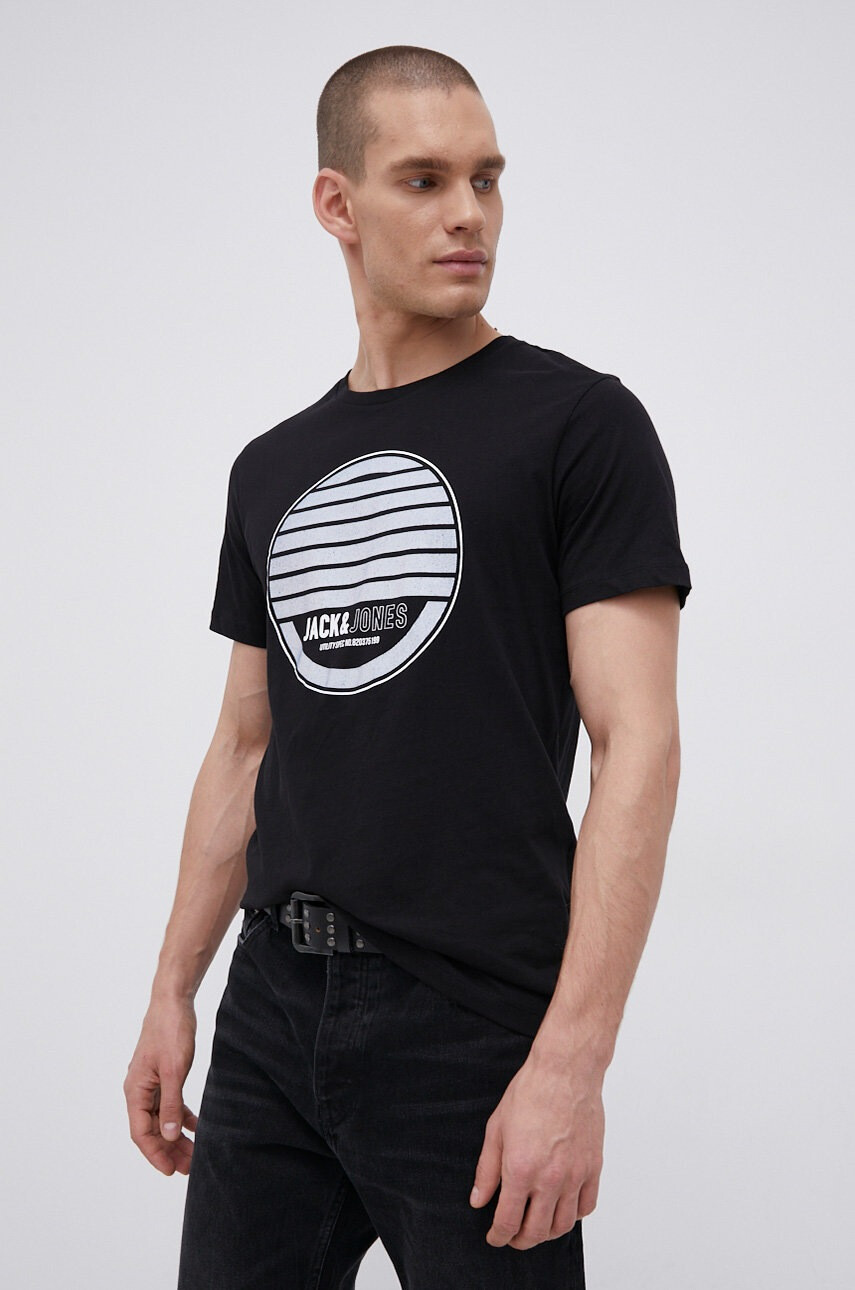 Jack & Jones Памучна тениска - Pepit.bg