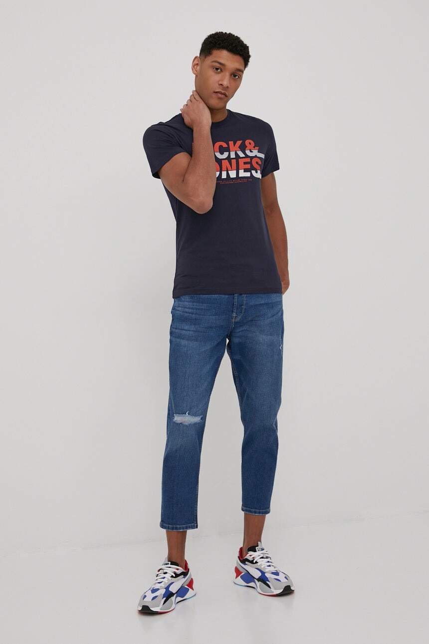 Jack & Jones Памучна тениска - Pepit.bg