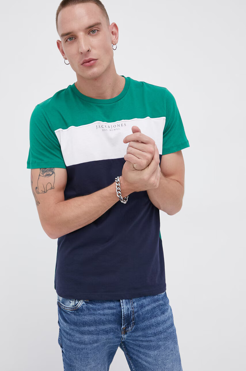 Jack & Jones Памучна тениска - Pepit.bg