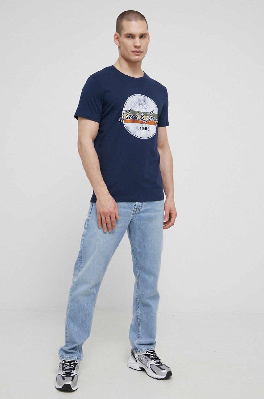 Jack & Jones Памучна тениска - Pepit.bg