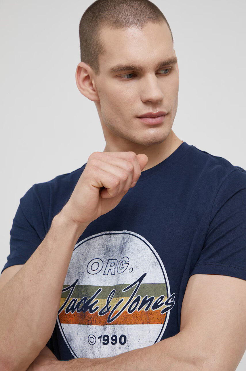 Jack & Jones Памучна тениска - Pepit.bg