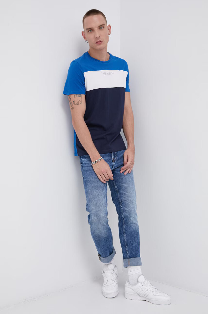Jack & Jones Памучна тениска - Pepit.bg