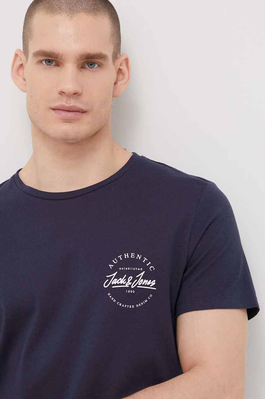 Jack & Jones Памучна тениска - Pepit.bg