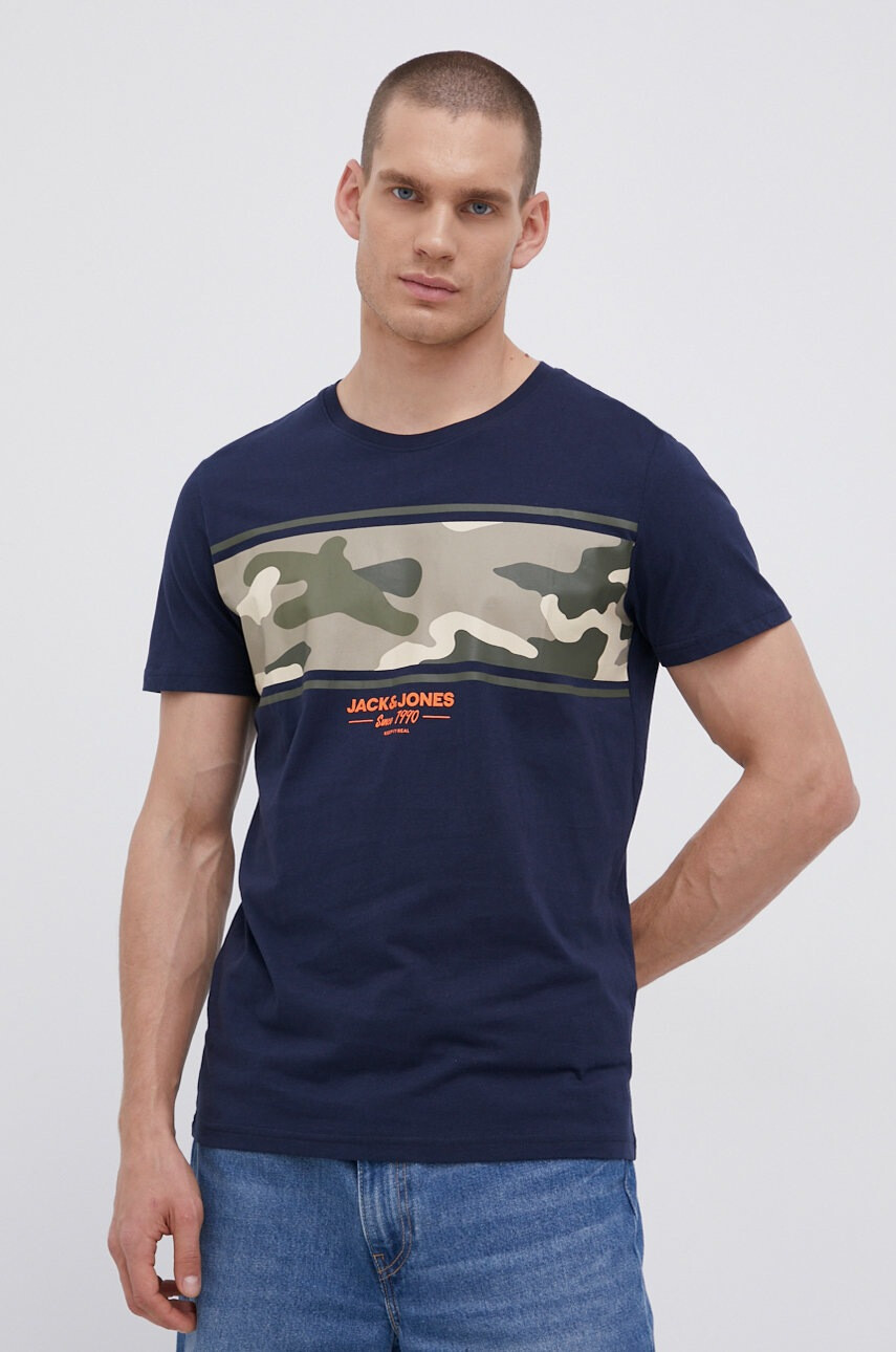 Jack & Jones Памучна тениска - Pepit.bg