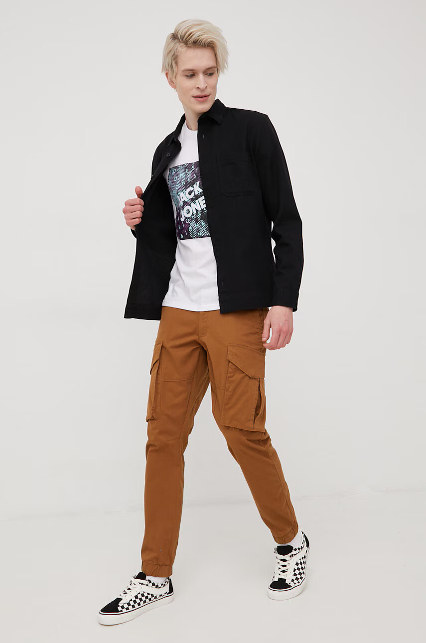 Jack & Jones Памучна тениска - Pepit.bg