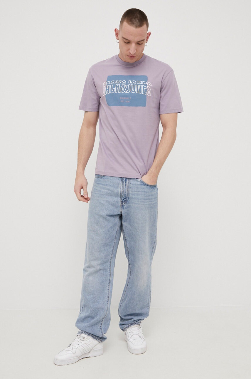 Jack & Jones Памучна тениска - Pepit.bg