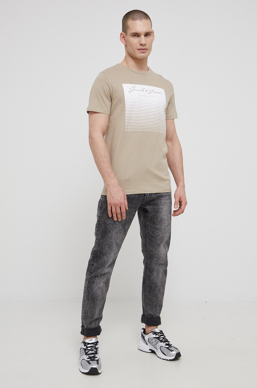 Jack & Jones Памучна тениска - Pepit.bg