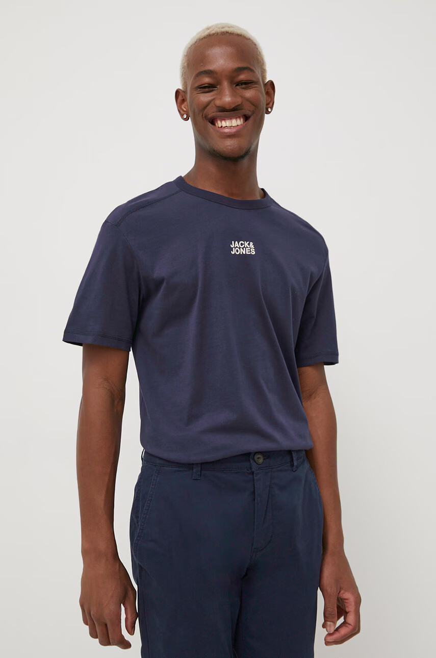 Jack & Jones Памучна тениска - Pepit.bg