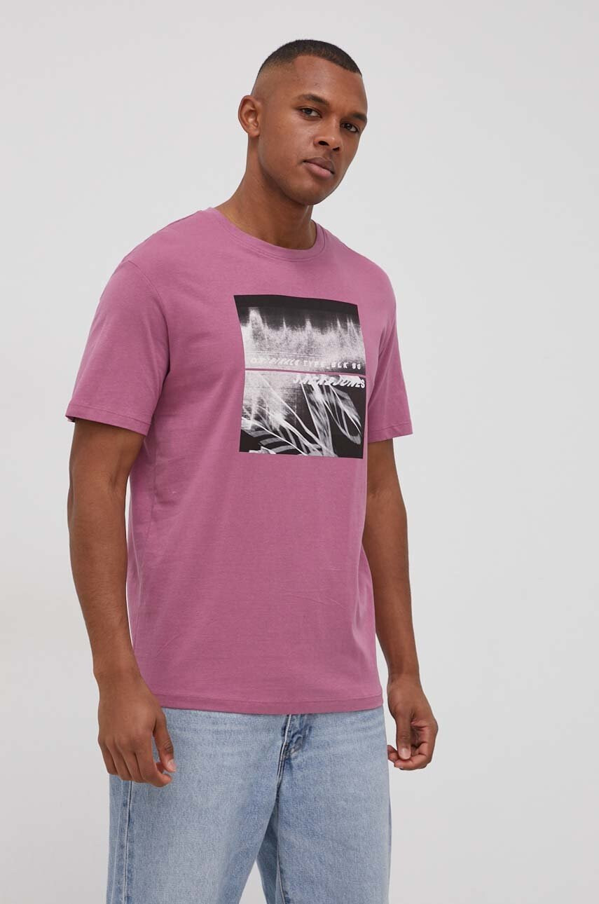 Jack & Jones Памучна тениска - Pepit.bg
