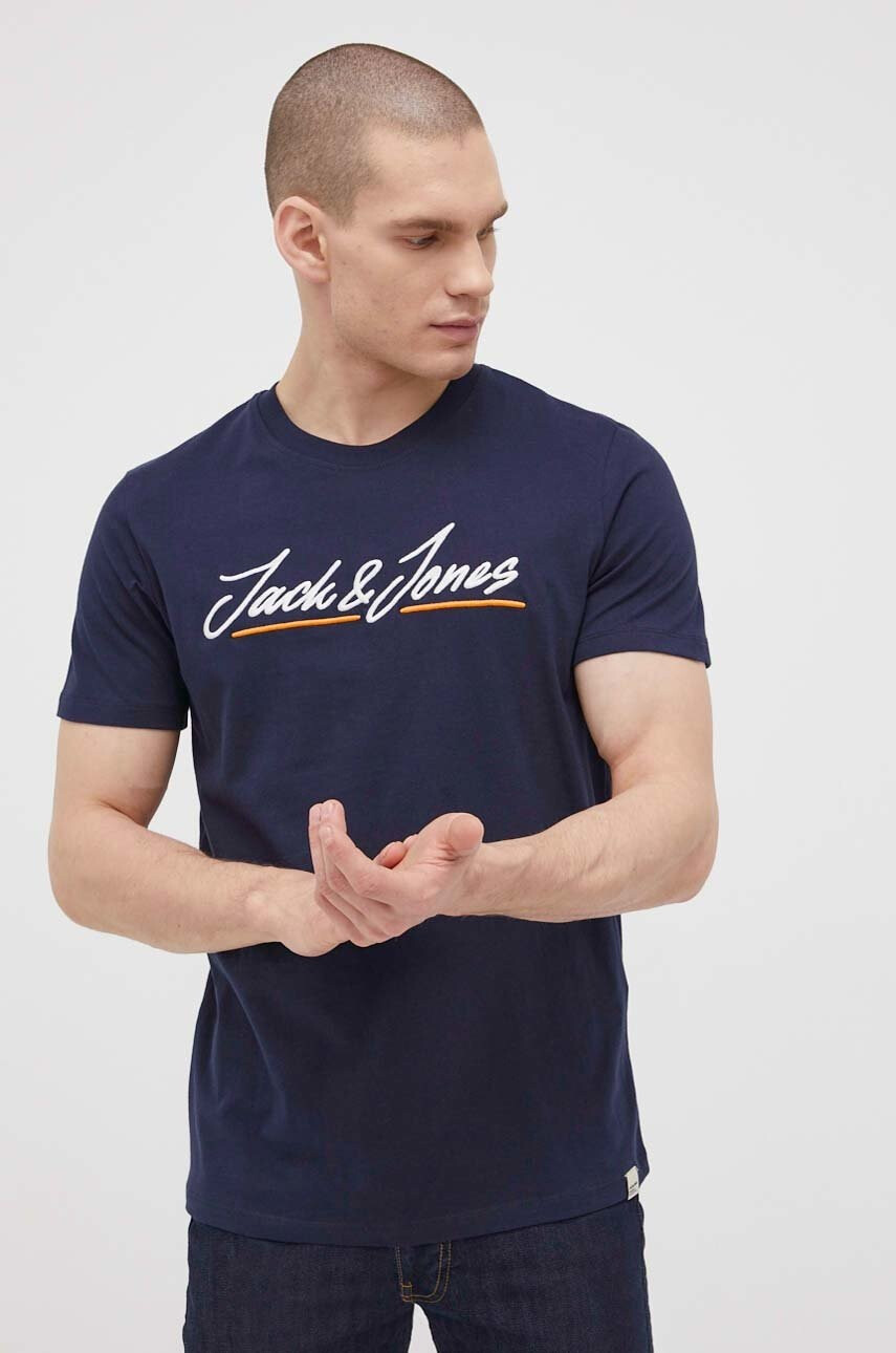 Jack & Jones Памучна тениска - Pepit.bg