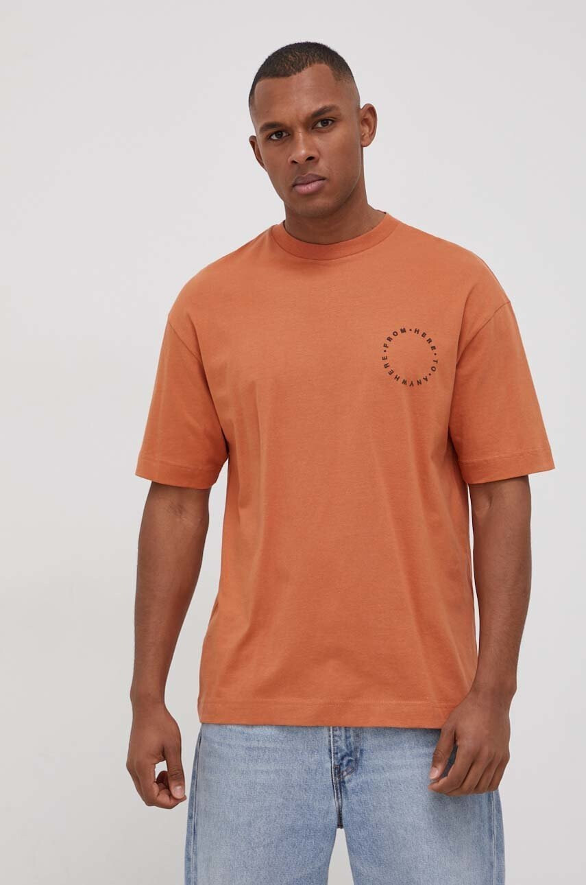 Jack & Jones Памучна тениска - Pepit.bg