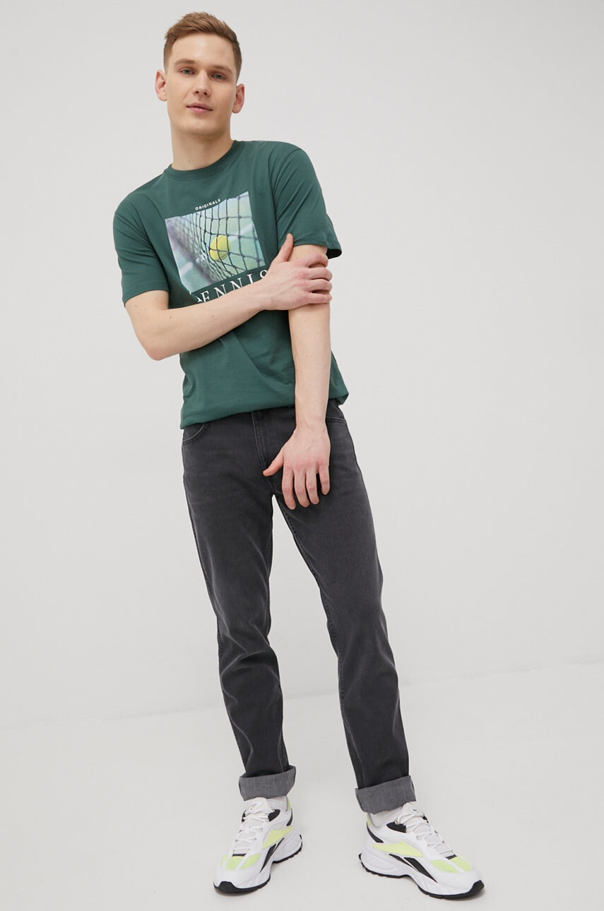 Jack & Jones Памучна тениска - Pepit.bg